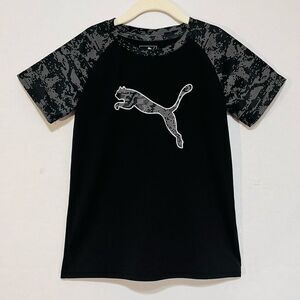 Puma Black Short Sleeve Top   Boys Sz 7   GUC
